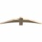 Ekena Millwork Bellingham Rough Sawn Timber Gable Bracket, Douglas Fir, 48"W x 10"H x 2"D x 4"F, 5/12 Pitch GBW048X10X0204BEL00RDF - alternate 2